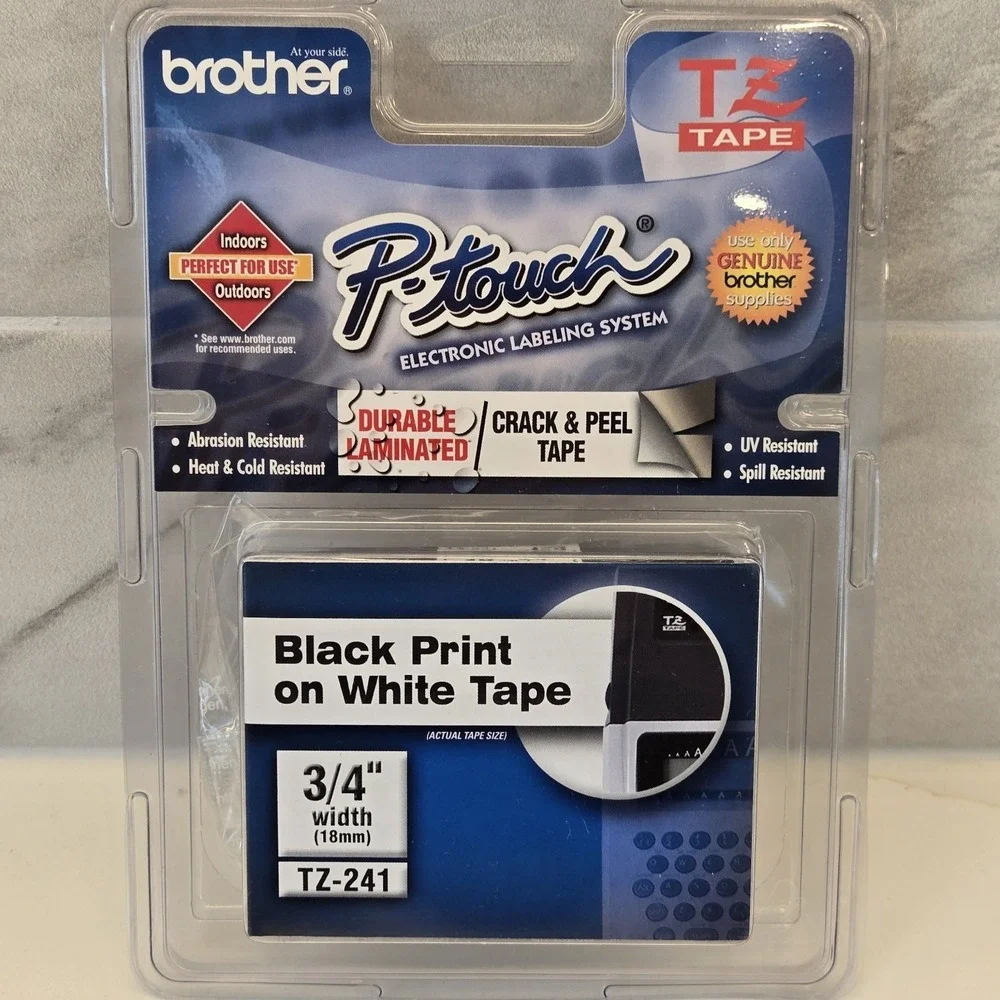 Brother P-touch TZ-221 Label Tape 9mm (3/8